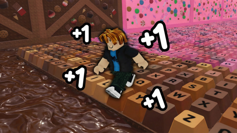 Candy-themed keyboard route from +1 Speed Keyboard Escape